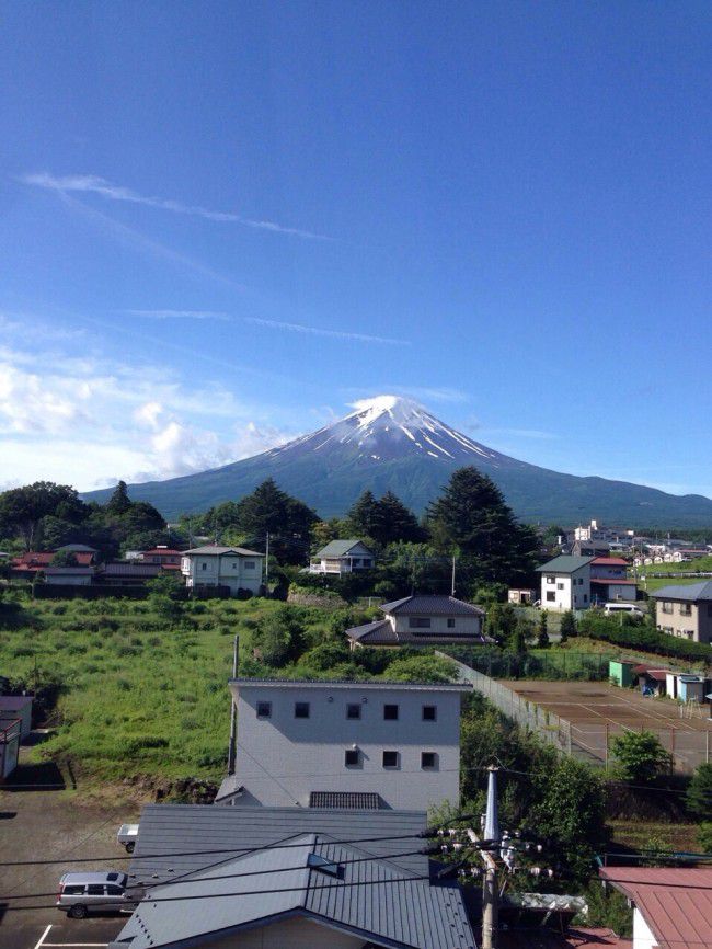 富士山が見える温泉旅館