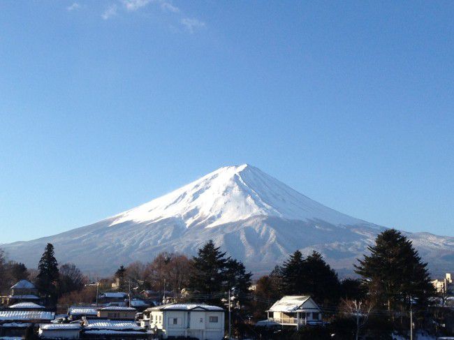 河口湖温泉 富士山