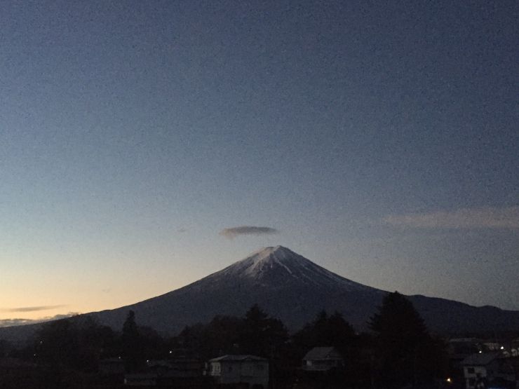 富士山と温泉旅行