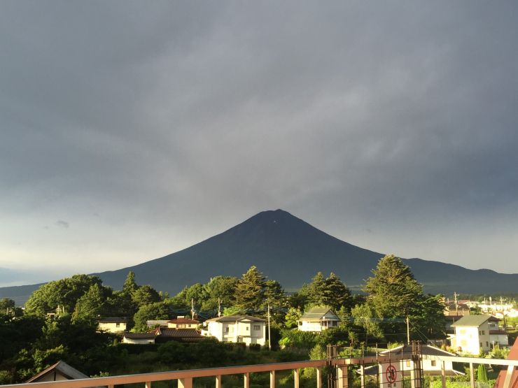河口湖　大池ホテル　富士山