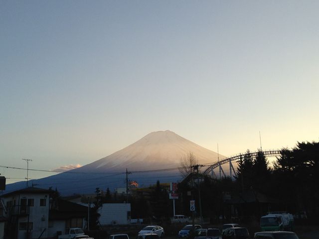 街中の富士山