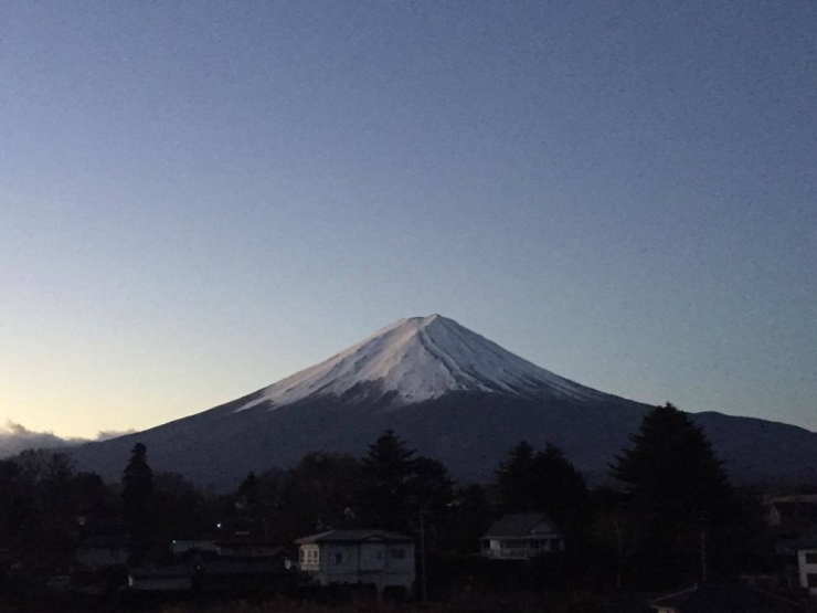 富士山　河口湖　大池